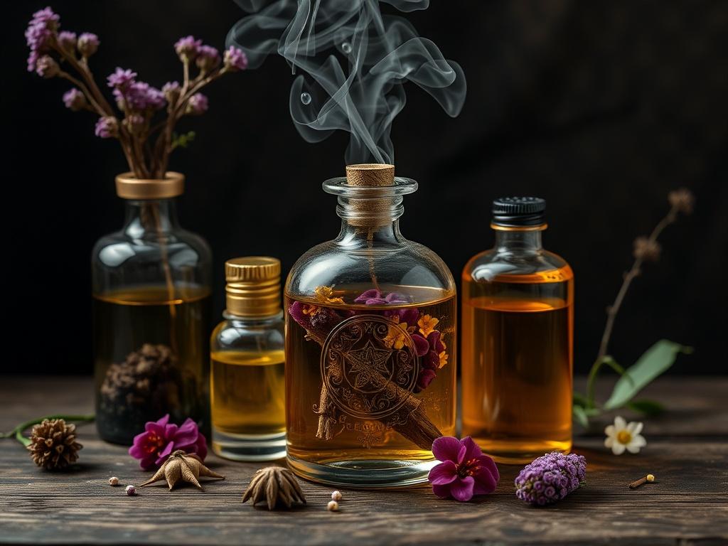     L'Alchimie des Parfums: créer des Huiles Ensorcelées. Techniques de création: comment assembler l'ensorcellement