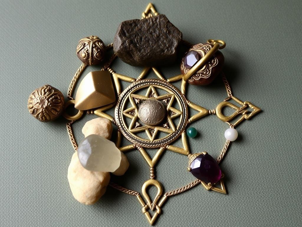     La fabrication et la consécration des Talismans. Choix des matériaux : pierres, métaux et supports
